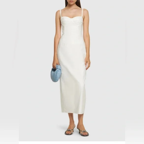 Reformation Stormi Dress in White (NEW with tags) - Picture 2 of 5